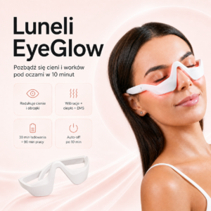 Luneli EyeGlow - masażer na worki i cienie pod oczami